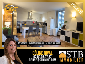 Appartement avec balcon vue dégagée 2 chambres