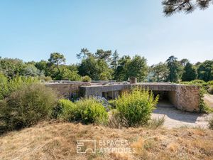 Maison de plain-pied de 183m2  signée Yves Guillou  au calme d'une impasse