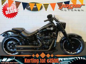 HARLEY-DAVIDSON FAT BOY FLFBS 114 5HD ANNIVERSARY! ZWART