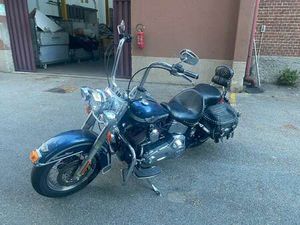 HARLEY-DAVIDSON HERITAGE SOFTAIL 100TH ANNIVERSARY BLU/AZZURRO