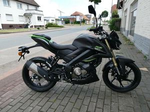 NEUFAHRZEUG MOTORRAD QJMOTOR SRK125S MATTSCHWARZ-LIME LAGERND!