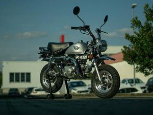 SKYTEAM SKYMINI 50 CCM MONKEY SILBER 5,5L TANK MODELL