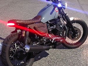 MOTO GUZZI NEVADA 750 DEL 94 BRAT STYLE CAFE RACER