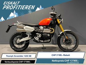 TRIUMPH SCRAMBLER 1200 XE, RETRO, MOTO NEUVE, CHF 13'900.-