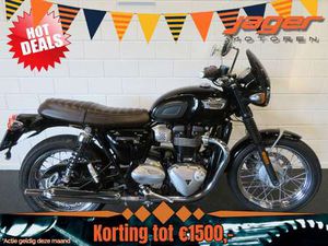 TRIUMPH BONNEVILLE T100 NIEUWSTAAT! HISTOR ZWART