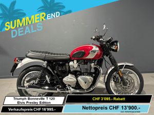 TRIUMPH BONNEVILLE T120, RETRO, MOTO NEUVE, CHF 13'900.-