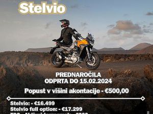MOTOGUZZI STELVIO 2024 E5+ AKCIJA PREDNAROČILA 500 € POPUSTA
