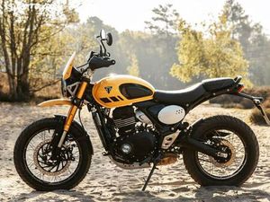 TRIUMPH SCRAMBLER 400 X RACING YELLOW | SAUTO.CZ