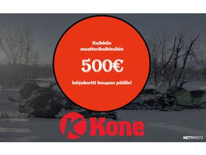 900 TURBOR SAS 137/ 500€ LAHJAKORTTI MOOTTORIKELKAN OSTAJALLE / TOIMITUS YMPÄRI SUOMEN! KORKOKAMPAN