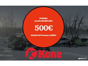 XRS 850 E-TEC VIP/ 500€ LAHJAKORTTI MOOTTORIKELKAN OSTAJALLE / TOIMITUS YMPÄRI SUOMEN! KORKOKAMPANJ