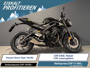 TRIUMPH STREET TRIPLE 765 RS, NAKED, MOTO NEUVE, CHF 11'400.-