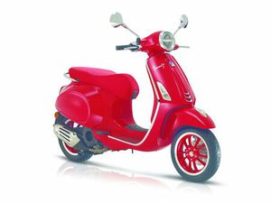 VESPA PRIMAVERA RED ELETTRICA 45