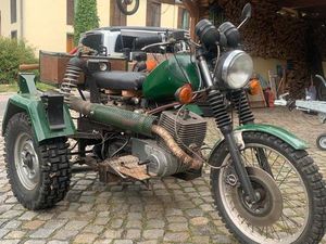 MZ ETZ 250 TRAKTOR EIGENBAU 25 GÄNGE TRABANT