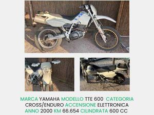 YAMAHA TT 600 ENDURO BIANCO
