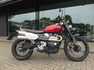 TRIUMPH SCRAMBLER 1200 X EINDEJAARS DEMO-SALE ROOD