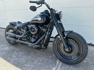 HARLEY DAVIDSON SOFTAIL SLIM FAT BOY UMBAU KLAPPENAUSPUFF 5HD M8