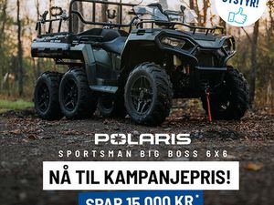 POLARIS SPORTSMAN 6X6 NÅ KAMPANJEPRIS !