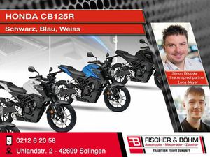 HONDA CB125R IN WEISS, SCHWARZ ODER BLAU