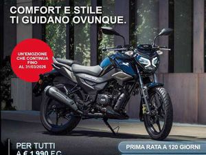 ALTRO TVS RAIDER 125 IN PROMO FINO AL 31/03/2026 NERO