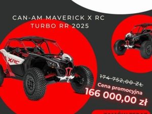 CAN-AM MAVERICK X RC TURBO RR 2025 PROMOCJA