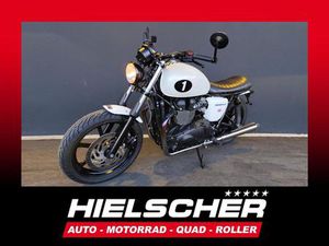 TRIUMPH BONNEVILLE THRUXTON UMBAU +++ HIGHSIDER + RIZOMA
