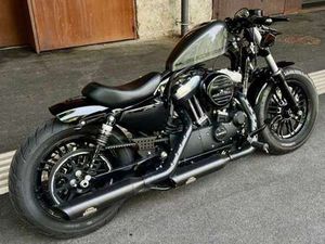HARLEY-DAVIDSON SPORTSTER FORTY EIGHT XL1200 JEKILL HYDE BOBBER CHOPPER / CRUISER CUSTOM GRAU