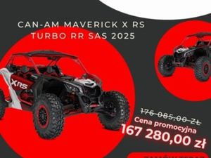 CAN-AM MAVERICK X RS TURBO RR SAS 2025 PROMOCJA!