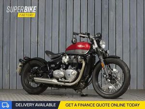 TRIUMPH BONNEVILLE BOBBER BLACK