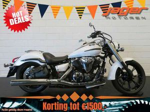 YAMAHA XVS 950 MIDNIGHT STAR TOPSTAAT! WIT