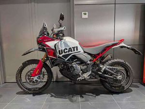 DUCATI DESERTX RALLY BIANCO TRICOLORE THRILLING BLACK 2024 BIANCO