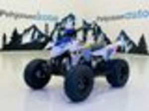 110 EFI UUSI AJAMATON, WHITEPOLARIS BLUE MD **RAHOITUS JA VAIHTO!**