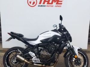 YAMAHA MT-07 35KW 2017 689 CM3 | MOTO ROADSTER | 16 038 KM | BLANC | 30900 NIMES