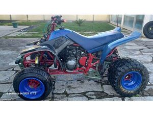 MOTO 4 YAMAHA WARRIOR 350 CC + ATRELADO E MUITO MATERIAL SUPLENTE