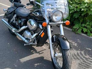 HONDA VT 750 C2 MOTORRAD CHOPPER BIKE SCHWARZ