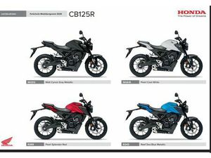 HONDA CB 125 R 2025 ALLE FARBEN