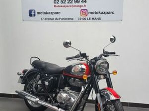 ROYAL ENFIELD CLASSIC CHROME 2022 500 CM3 | MOTO CUSTOM | 628 KM | ROUGE | 72100 LE MANS