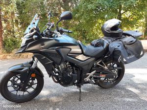 CB500X A2 ABS FULL BLACK BIEN ÉQUIPÉE