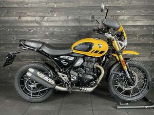 TRIUMPH SCRAMBLER 400 XC GEEL