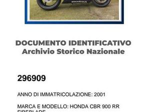 HONDA CBR 900 ROSSO