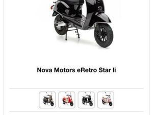 RETRO ELEKTRO ROLLER NEUZUSTAND