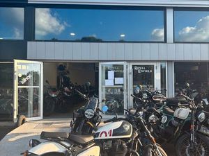 ROYAL ENFIELD SHOTGUN STENCIL WHITE