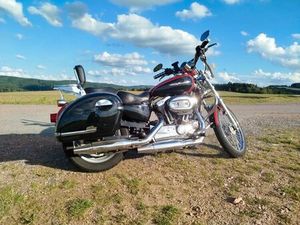 HARLEY-DAVIDSON XL1200C SPORTSTER 1200 CUSTOM-KOFFER/SCHEIBE/A2