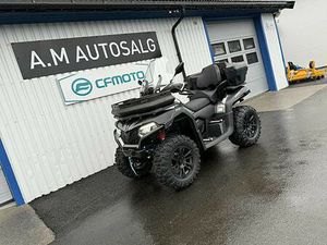 CFMOTO CFORCE 625 TOURING ABS 95KM/H - KJØRES MED BIL SERTIFIKAT - LEDLYS - VINDSKJERM - VARMEHOLKER - FRONTKURV