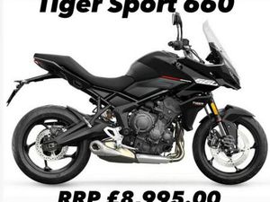 NEW TRIUMPH TIGER SPORT 660 MOTORCYCLE - SAVE 1,545.00 OXFORD DEAL