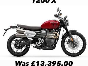 STUNNING UNUSED 2025/25 TRIUMPH SCRAMBLER 1200 X MOTORCYCLE