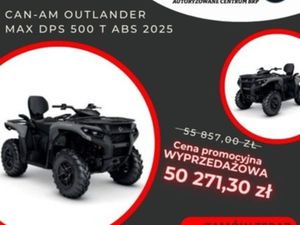CAN-AM OUTLANDER MAX DPS T 500 GRANITE GRAY 2025