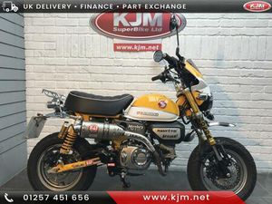 HONDA MONKEY HONDA Z125 BIKE, 2020/20, JUST 22406 MILES IN YELLOW 125 CC