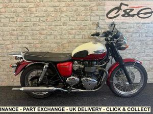2013 TRIUMPH BONNEVILLE T100 - RED - 17K MILES - NICE CONDITION RETRO BIKE