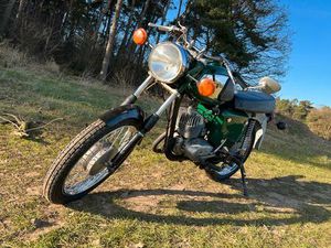 DDR MZ TS 150 GRÜN RESTAURIERT MIT PAPIEREN