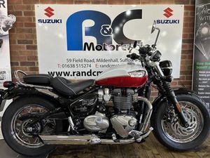 PRISTINE 2025 TRIUMPH SPEEDMASTER 1200 BONNEVILLE